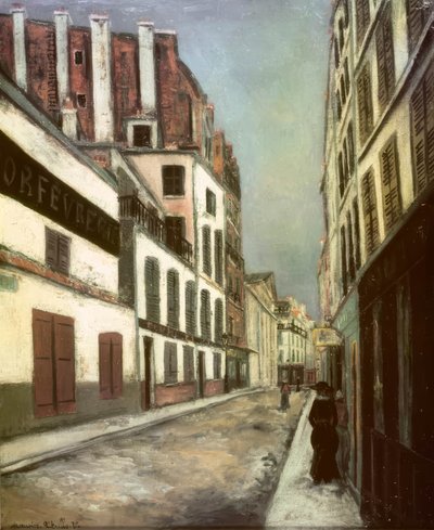 La calle en Saint-Ouen de Maurice Utrillo
