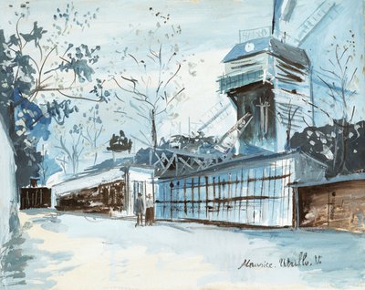 La Moulin de la Galette, París de Maurice Utrillo