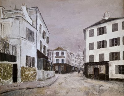 La calle Norvins de Maurice Utrillo