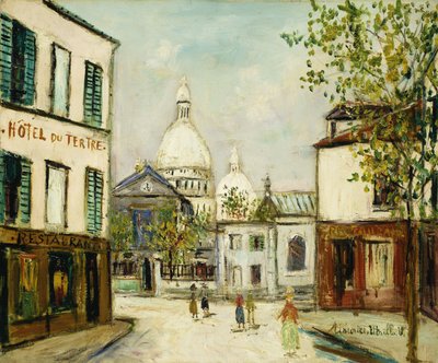 El Sagrado Corazón en Montmartre de Maurice Utrillo