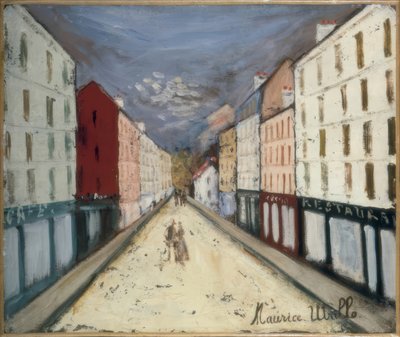 Calle París de Maurice Utrillo