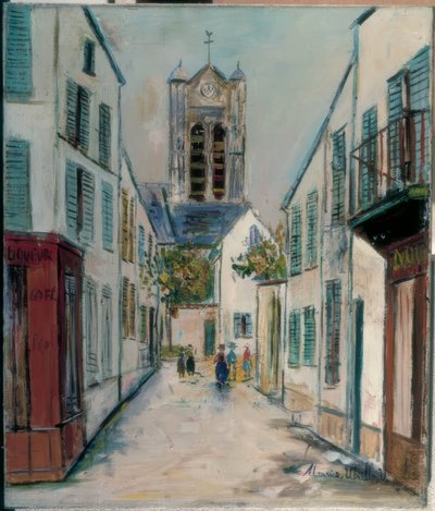 Calle París de Maurice Utrillo