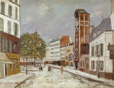 Plaza de las Abadesas de Maurice Utrillo
