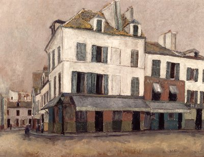 Plaza del Tertre en Montmartre de Maurice Utrillo