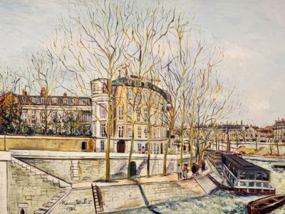 Muelle de Anjou de Maurice Utrillo
