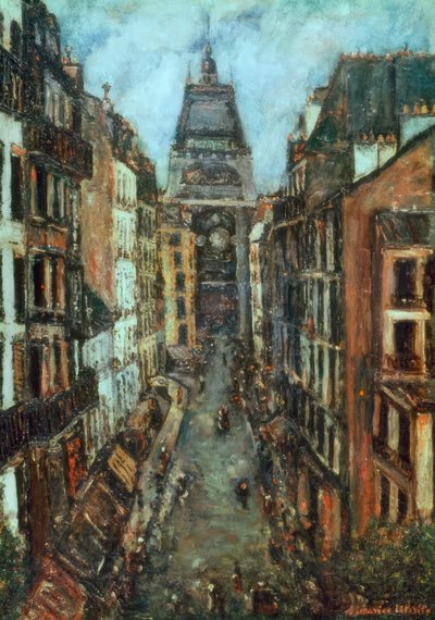 Rue André del Sarte de Maurice Utrillo