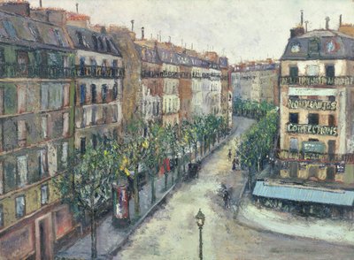 Calle Custine en Montmartre de Maurice Utrillo