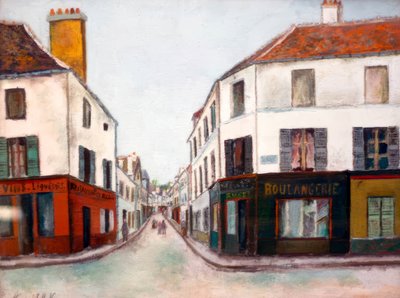 Calle en Pontoise de Maurice Utrillo