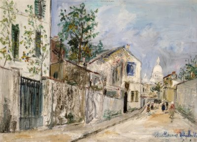 Calle del Abrevadero de Maurice Utrillo