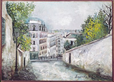 Calle Mont-Cenis, Montmartre de Maurice Utrillo