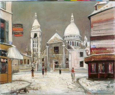 Calle Mont-Cenis, en Montmartre de Maurice Utrillo