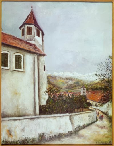 Sallanches y el grupo del Mont Blanc de Maurice Utrillo