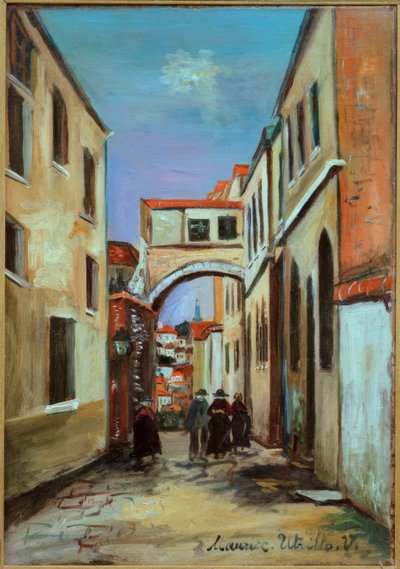 Calle en Villefranche de Maurice Utrillo