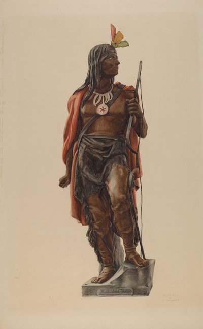 Indio de tienda de cigarros de Maurice Van Felix and Elizabeth Fairchild