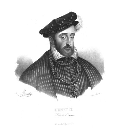 Enrique II, Rey de Francia, c1820s de Maurin