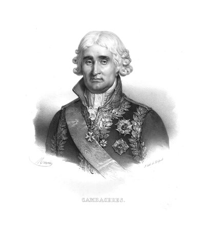 Jean Jacques Regis de Cambaceres, c1820s de Maurin