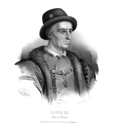 Rey Luis XI de Francia, c1820s de Maurin