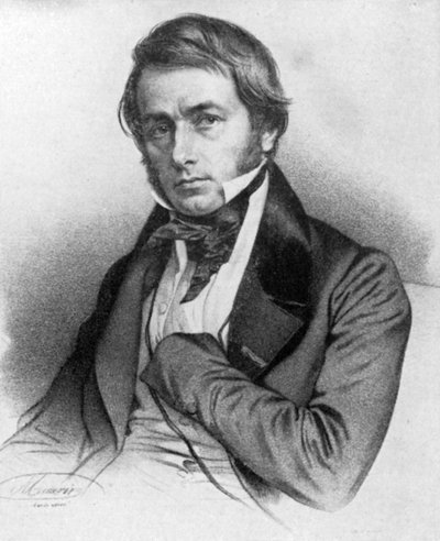 Victor Cousin, filósofo francés, siglo XIX de Maurin