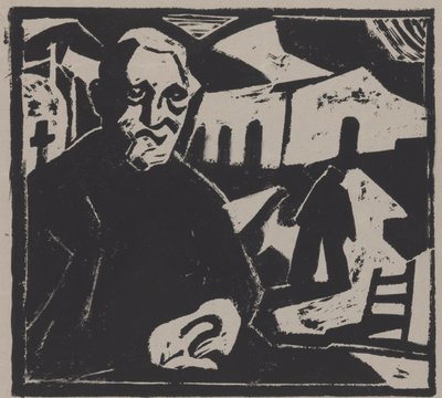 Hombre sentado de Maurits de Groot (signed by artist)