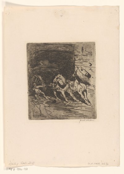 Caballos con carro
Carruaje (título original) de Maurits van der Valk (signed by artist)