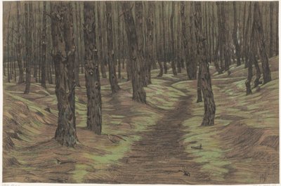 Bosque de pinos de Maurits van der Valk