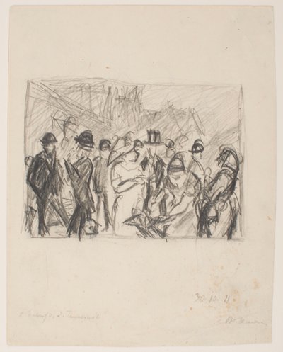 2 [Segunda] Boceto para Tauentzienstrasse de Max Beckmann