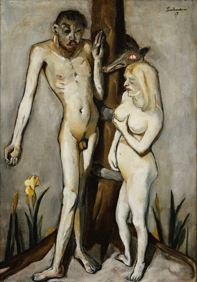 Adán y Eva de Max Beckmann