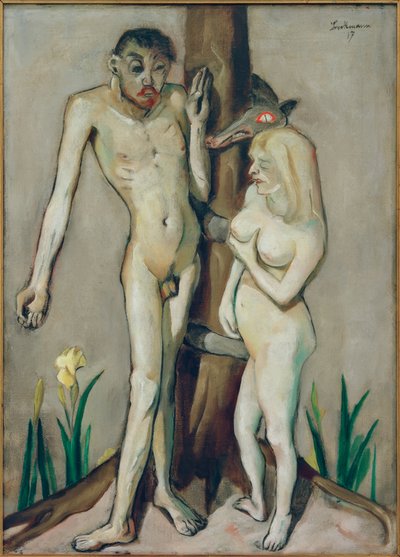 Adán y Eva de Max Beckmann