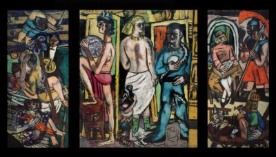 Acróbatas de Max Beckmann