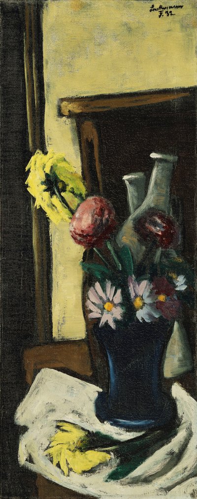 Flores de otoño de Max Beckmann