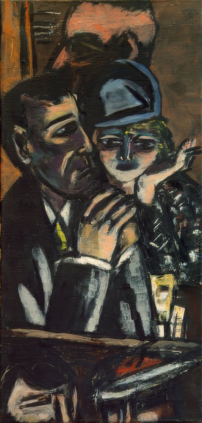 Bar, marrón de Max Beckmann