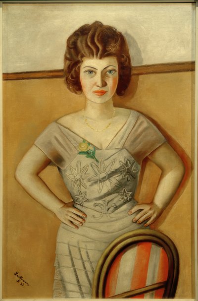 Retrato de la Sra. Dr. Heidel. Retrato de una rumana de Max Beckmann