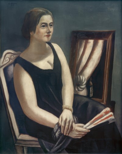 Retrato de Minna Beckmann-Tube de Max Beckmann