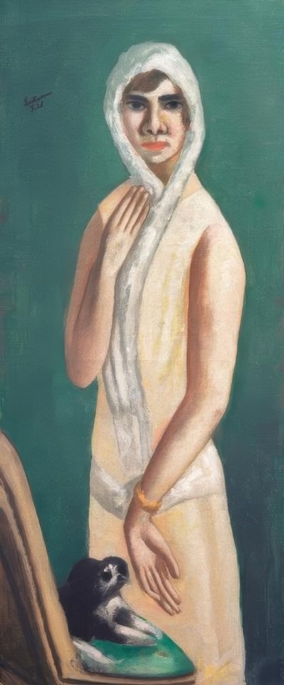 Retrato de Quappi Beckmann de Max Beckmann