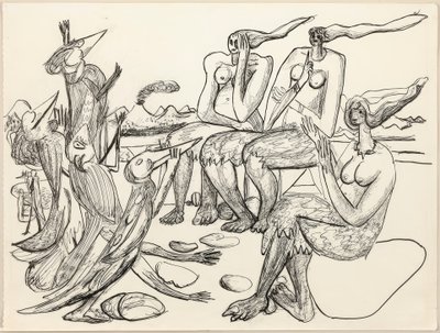 Juego de pájaros de Max Beckmann