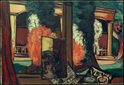 Vista desde la ventana en Baden-Baden de Max Beckmann