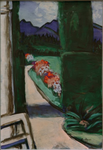 Vista desde el Pabellón. Ohlstadt de Max Beckmann