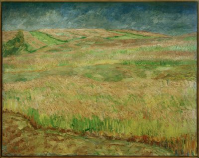 Paisajes de cereales en flor de Max Beckmann
