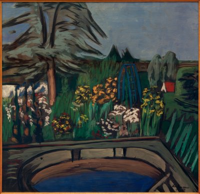 Jardín floreciente de Max Beckmann