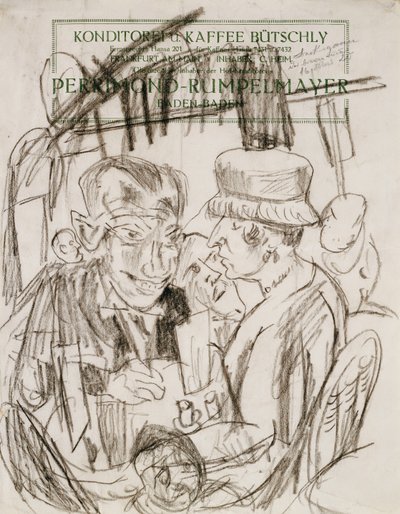 Cafe Life; Cafe House Scene de Max Beckmann