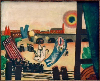 Fuegos artificiales chinos de Max Beckmann