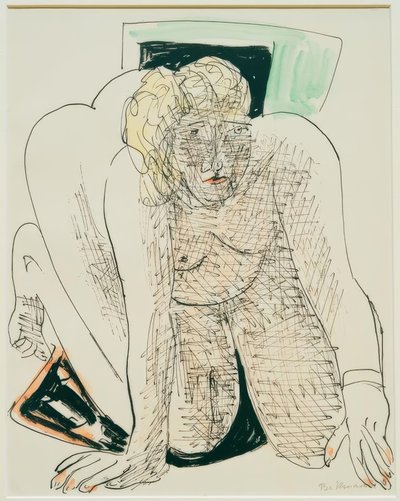Mujer arrastrándose de Max Beckmann
