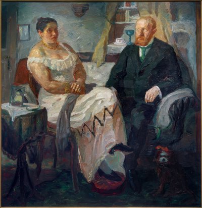 La pareja de enamorados de Max Beckmann