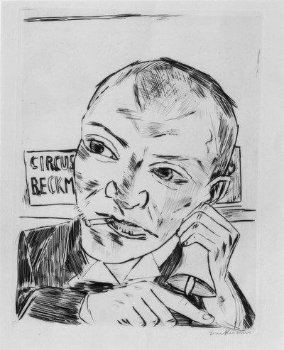El pregonero de Max Beckmann