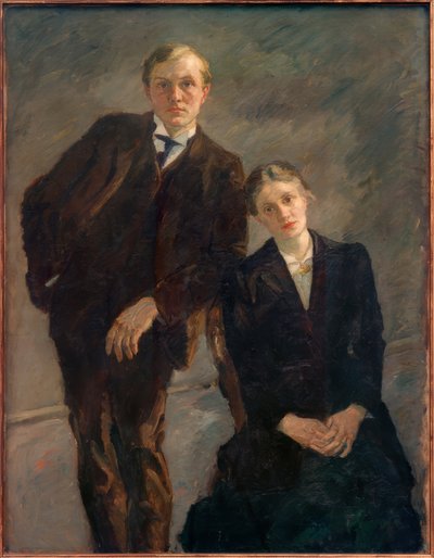 Doble retrato de Max Beckmann y Minna Beckmann-Tube de Max Beckmann