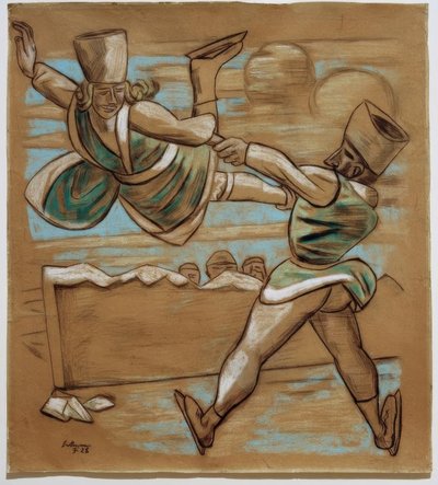 Patinador Artístico I de Max Beckmann