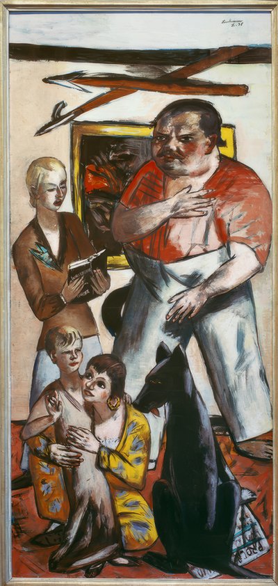 Retrato de familia George de Max Beckmann