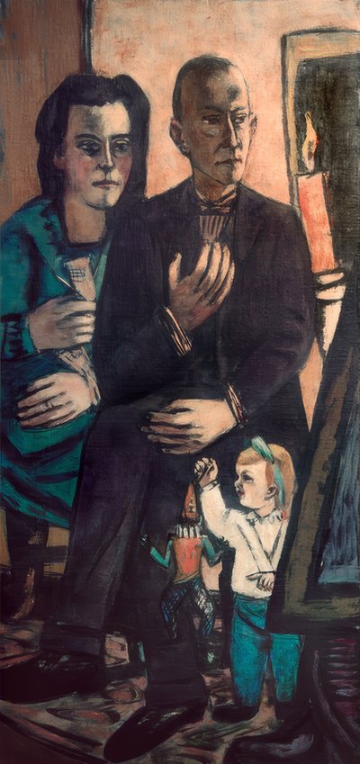 Retrato de la familia Lütjens de Max Beckmann