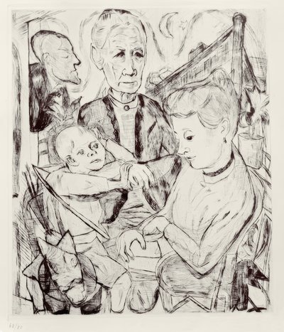 Escena Familiar de Max Beckmann