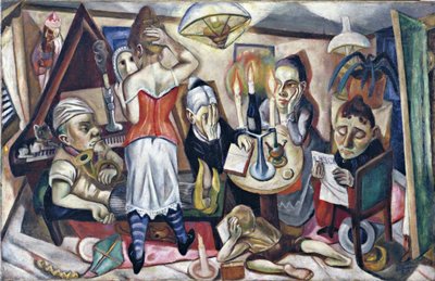 Retrato de familia de Max Beckmann